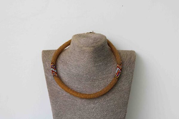 100.jpg KOKO African Beaded necklace, Zulu Tribal Necklace