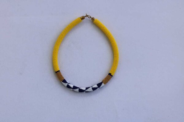 101b.jpg NGAO African Beaded necklace, Zulu Tribal Necklace