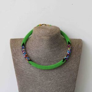 UMA African Beaded necklace, Zulu Tribal Necklace