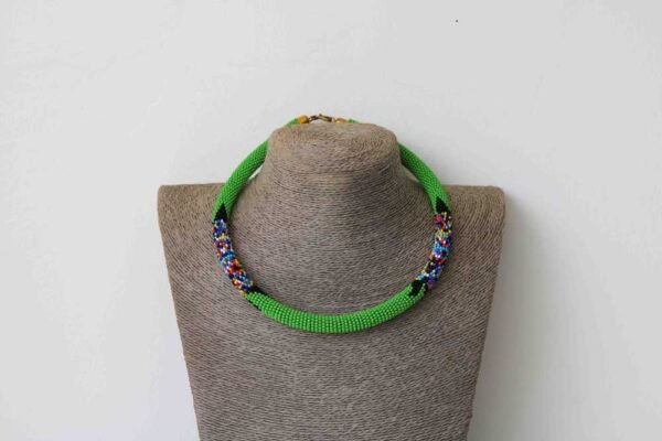 UMA African Beaded necklace, Zulu Tribal Necklace