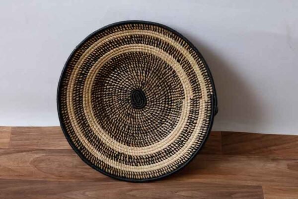 NURU African Wall Basket,  Woven Rwanda Bowl