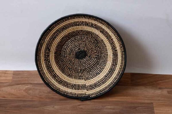 NURU African Wall Basket,  Woven Rwanda Bowl