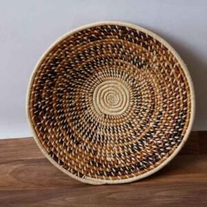 African Woven Wall Décor, Woven Rwanda Baskets