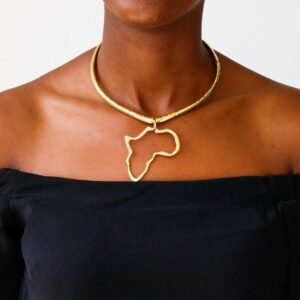AKOTH African brass necklace