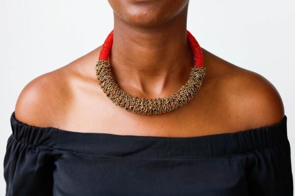 AYANA African beaded necklace