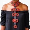 IBINA African leather necklace