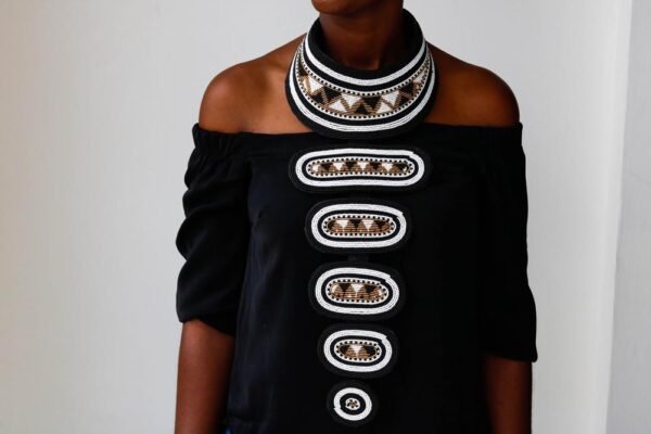 AHERO African leather necklace
