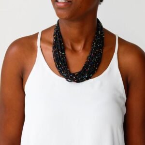 ZORA African Beaded necklace