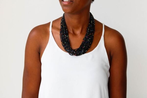 ZORA African Beaded necklace