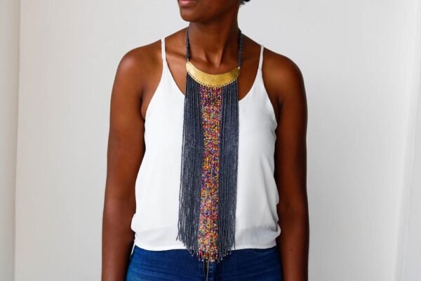ZORI African Beaded necklace