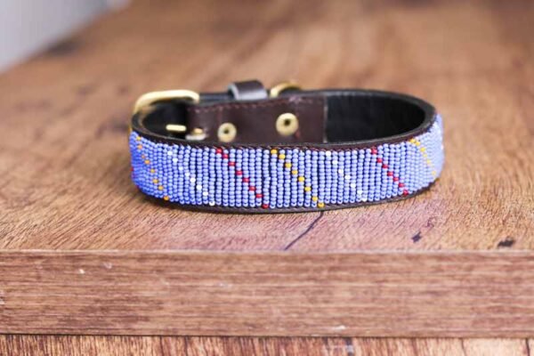 KINGO Maasai beaded dog collar