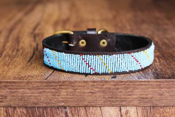 KINGO Maasai beaded dog collar