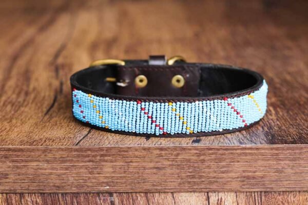 KINGO Maasai beaded dog collar