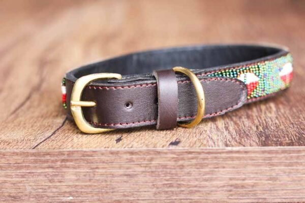 TIGITHI Maasai beaded dog collar