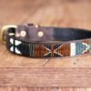 KONYU Maasai beaded dog collar
