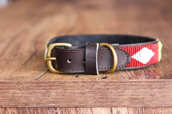 MAGUTU Maasai beaded dog collar