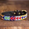 GIKONDI Maasai beaded dog collar