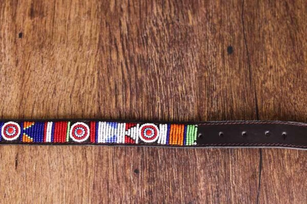 MUGUNDA Maasai beaded dog collar
