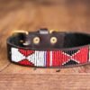 RUKI Maasai beaded dog collar