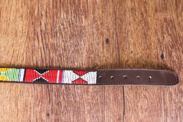 RUKI Maasai beaded dog collar