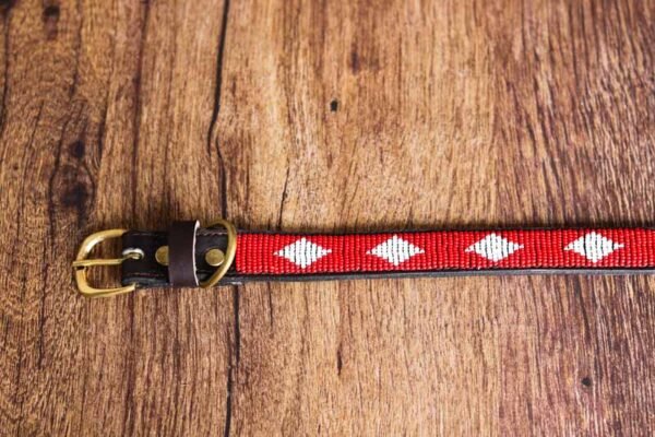 MUKARO Maasai beaded dog collar