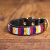 KIGANJO Maasai beaded dog collar