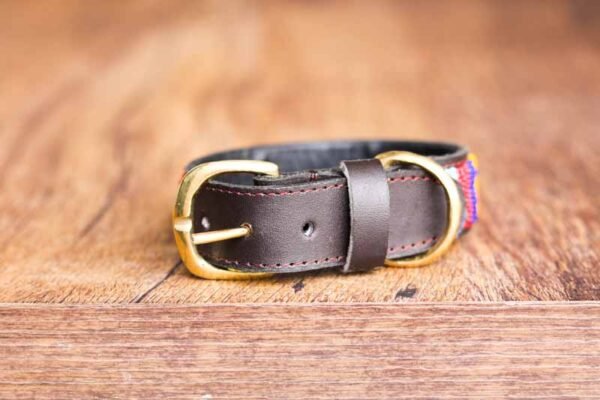 KAMAKWA Maasai beaded dog collar