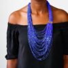 APA African fringe necklace