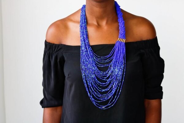 APA African fringe necklace