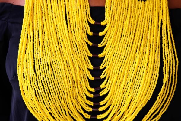 ABI Beaded fringe necklace