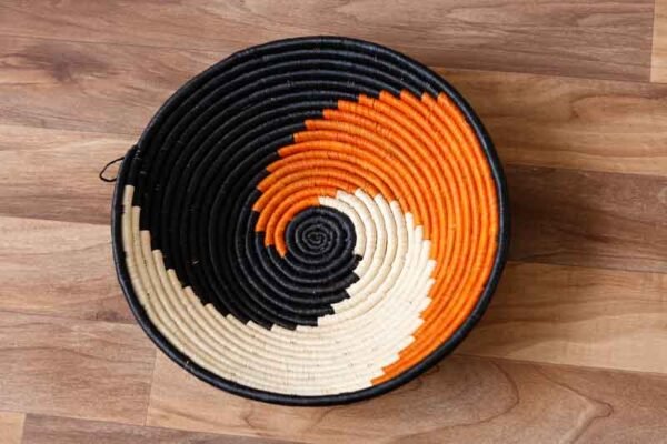 KABI Woven Wall Basket,  Woven Rwanda Bowl