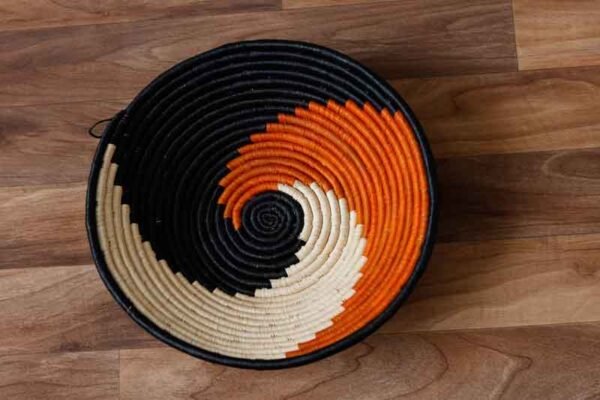 KABI Woven Wall Basket,  Woven Rwanda Bowl