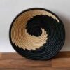 Black and White Woven Basket, Rwanda Wall Bowl