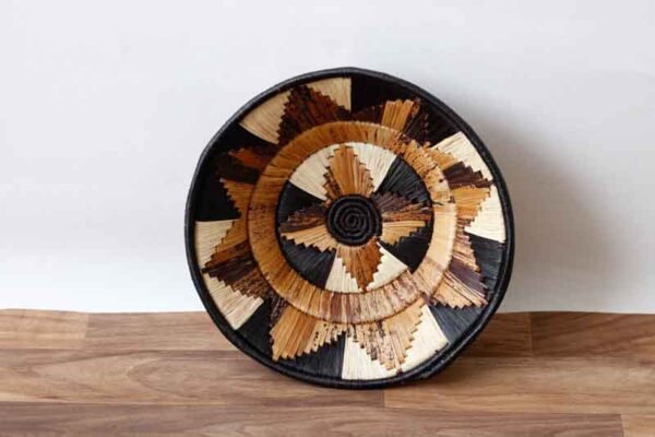 TURU African Banana baskets, Woven Wall Baskets