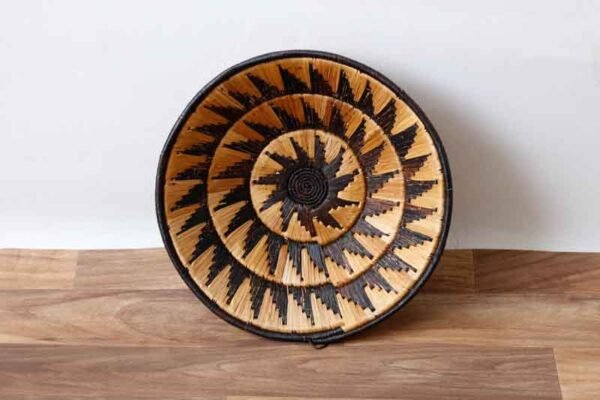 Banana fibre wall baskets, African Woven baskets