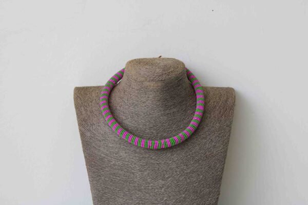 104.jpg MOYO African Beaded necklace, Zulu Tribal Necklace