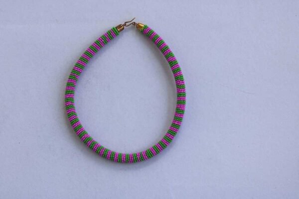 104c.jpg MOYO African Beaded necklace, Zulu Tribal Necklace