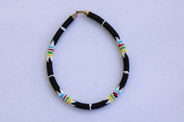 BITO African Beaded necklace, Zulu Tribal Necklace