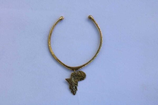 TUBI African brass necklace