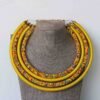 YUSUF African Beaded layered necklace
