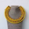 YUSUF African Beaded layered necklace