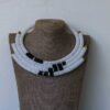 TAHIYA White Beaded Zulu necklace