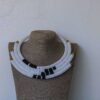 TAHIYA White Beaded Zulu necklace