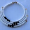 TAHIYA White Beaded Zulu necklace