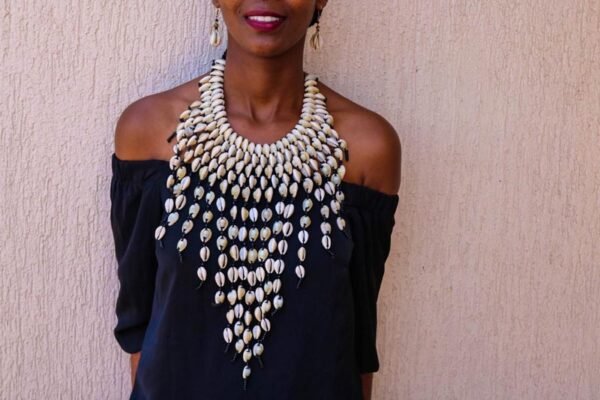 ANEKO African Cowrie Necklace