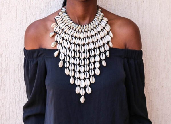 ARABUKO African Cowrie Necklace