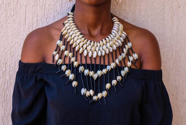 AKALA cowrie shell necklace, Gift for her