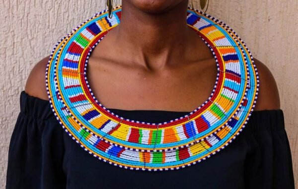 SAKINA Maasai wedding necklace