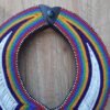 KWAKU African Leather Necklace, Bib necklace