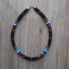 FARAJI African Zulu Beaded black necklace